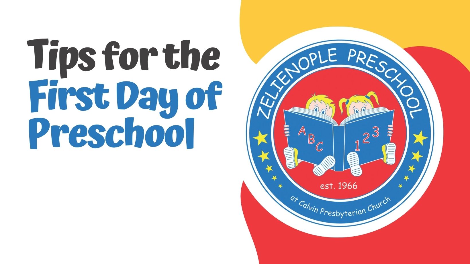Tips for the First Day of Preschool